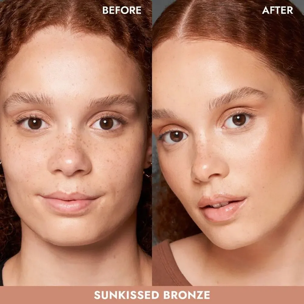 Cover FX Monochromatic Cheek Duo Bronzer Matte + Shimmer Sunkissed Bronze
